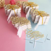 20pcs Plastic Gittler Happy Birthday Cake Topper Bling Decoration Sign Happy Birthday Cake Topper Girl`s Birthday Dessert Decor