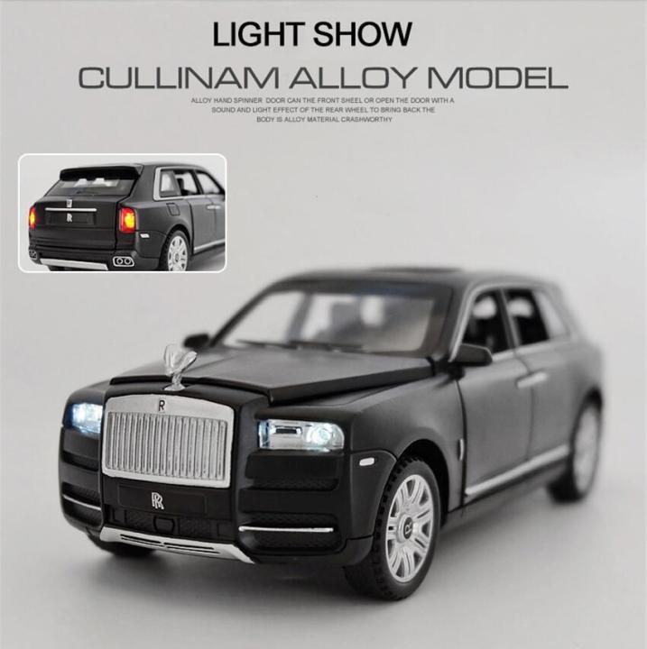 1-32-d-iecast-ของเล่นยานพาหนะ-rolls-royce-cullinan-รถรุ่นล้อแม็กแสงเสียงดึงกลับรถของเล่น