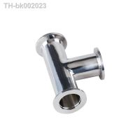 ☍✲❈ KF16 KF25 KF40 KF50 304 Stainless Steel KF Vacuum Ferrule Tee Pipe Fitting Fit Tri Clamp