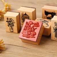 【LZ】❖♝  Carimbo de madeira durável atraente signet de madeira portátil artesanato scrapbooking cartão que faz o signet de madeira