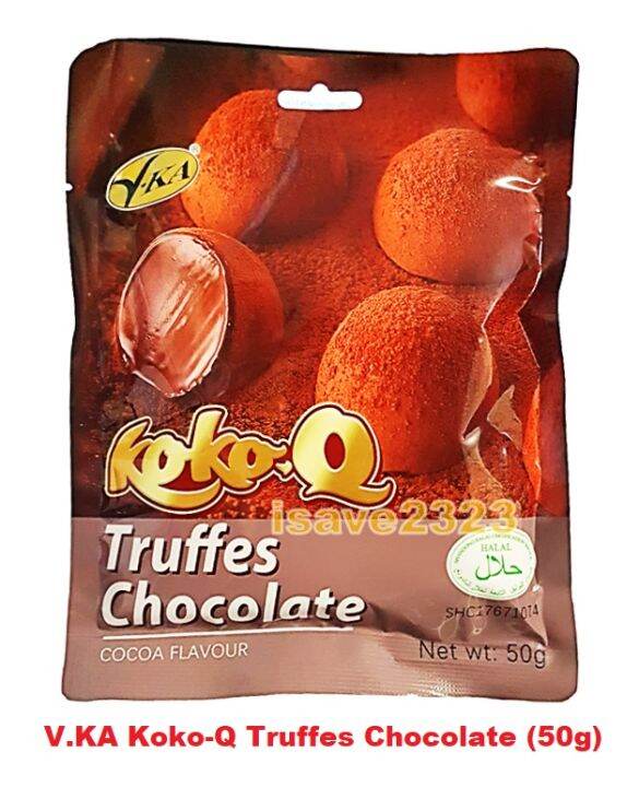 [HALAL] V.KA KokoQ Truffes Chocolate Cocoa Flavour (50g) Lazada
