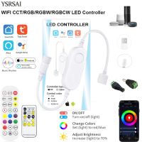 Tuya สมาร์ทไลฟ์แอป5-24V Wifi Dm/cct/rb/ ไฟ Led RGBW Strip Telecomando บ้านอัจฉริยะไร้สาย Funziona Con Alexa Google Home