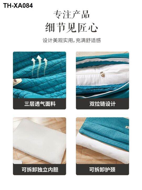 eloline-buckwheat-adult-sleeping-core-millet-soft-help-neck-protector-หมอนสูงแบบแข็ง