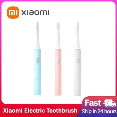 【LZ】✴  Escova de dentes elétrica sônica Xiaomi-Mijia T100 Escova de dentes inteligente IPX7 impermeável USB recarregável