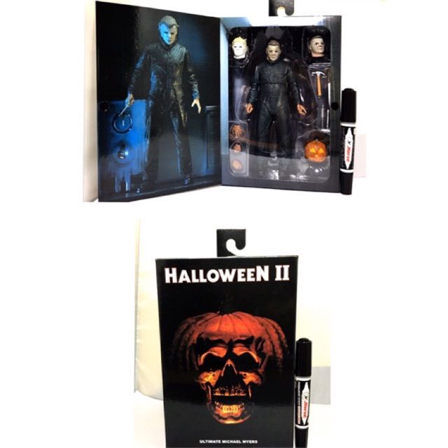 สินค้าขายดี-โมเดลฟิกเกอร์-ultimate-michael-myers-halloween-2-ของเล่น-ของสะสม-โมเดล-kid-toy-model-figure