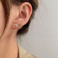 S925 ต่างหูผีเสื้อ earrings หรูหรา