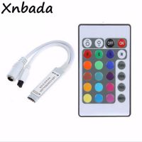 Yingke รีโมทคอนโทรลขนาดเล็ก24ปุ่มสี Rgb แถบไฟ Led Ir พร้อมตัวรับสัญญาณขนาดเล็กสำหรับแถบไฟ Led Rgb 3528 5050 Dc12v