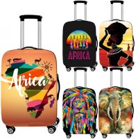 New Africa lion Logo Colour Graphics Pattern Suitcase Dust Waterproof Cover Unisex Pull Rod Box Protective Cover