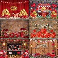 Bonvvie Valentines Day Photography Background February 14 Red Rose Love Heart Wedding Party Backdrop Photocall for Photo Studio