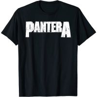 HOT ITEM!!Family Tee Couple Tee Adult shirt Pantera Official White Logo t-shirt Adult