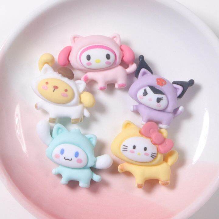 Sanrio DIY Charms Cute Sanrio Resin Kuromi DIY Resin Melody DIY Resin ...