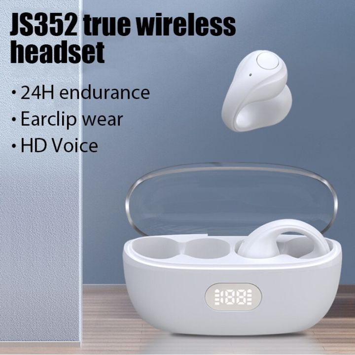 zzooi-js352-tws-wireless-bluetooth-headsets-bone-conduction-earphone-ear-clip-on-ear-earring-sports-gaming-wireless-headphone-ear-hook