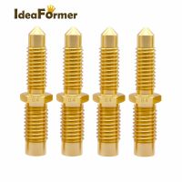 3D printer Nozzle V6 M6 0.4mm Integral Copper Nozzle with Throat 0.4mm nozle for 1.75mm/3mm Filament for 3D printer parts