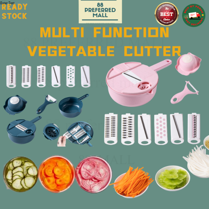 12 In 1 Multi-Function Vegetable Chopper Carrots Potatoes Manually