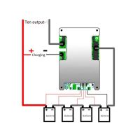 【YD】 2Pcs 12V 100A Lifepo4 Lithium Iron Phosphate Battery Protection Circuit Board With Balanced Charging