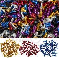 【CW】 30pcs Modified screws refires motorbike multicolour moto Ornamental Mouldings motocross Accessories motorcycle tip screw