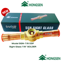 honngsen sight glass 7/8 กระจกตาแมว 7/8 แบบเชื่อม SOLDER Model SGN-7/8 ODF รุ่นเปิดฝาไม่ได้ SGN มีการปิดผนึกแบบ PTFE และซีลโอริง ฮองเซ็ง