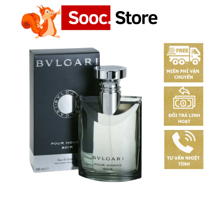 Nước Hoa Nam Bvlgari Pour Homme Soir 100ml - Dầu Thơm Bvlgari Pour Homme  Soir Nam Tính 