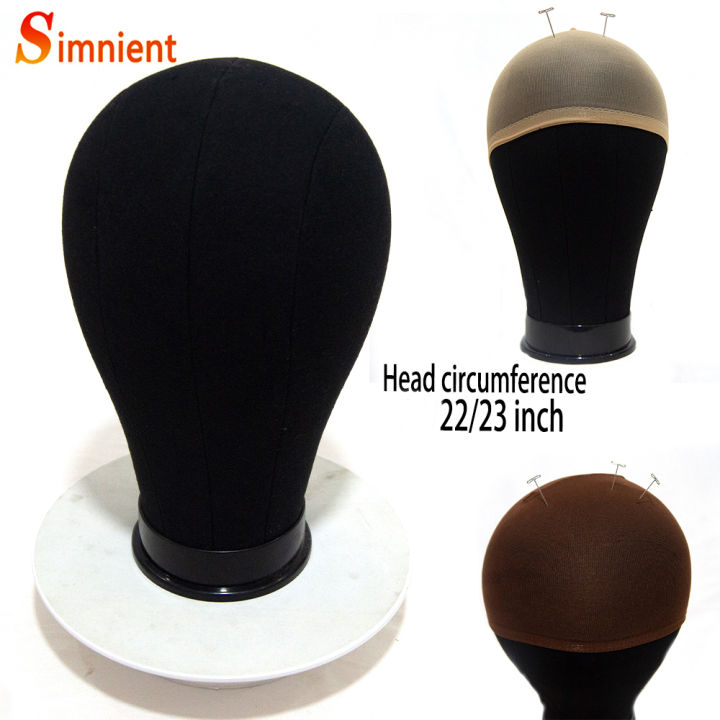 2223canvas-block-head-with-adjustable-tripod-training-mannequin-head-wig-stand-for-wigs-making-wig-hair-with-t-pin-amp-wig-cap