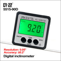 RZ Digital Level Angle Gauge 360° Mini Measure Inclinometer With Magnetic Base Electronic Universal Bevel Protractor Tools