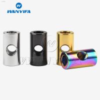 ¤ Wanyifa Titanium Cylindrical Nuts M5 Nut for Bicycle Seat Bike Repair Fixed