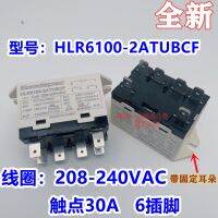 (ของแท้/1ชิ้น)♂ยาแอล✉HLR6100-2ATUBCF 208-240VAC 30A G7L-2P-TUBJ-CB รีเลย์เครื่องปรับอากาศ6ขา