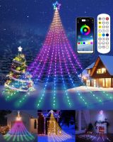 RGB Smart Christmas Tree Lights APP Remote Control USB LED String Lights for Bedroom Christmas Navidad Wedding Party Decoration Fairy Lights