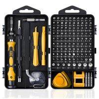 Computer Repair Kit 122 in 1 Magnetic Laptop Screwdriver Kit  Precision Screwdriver Set  Small Impact Screw Driver Set with Case Drills  Drivers