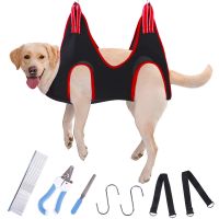 【JCHEN pet supplie】ใหม่ Pet HangDog Cat Grooming Nail Trimming BathingRestraint Bag DryingSoft Hammacks ForKitten