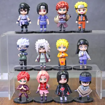 12 Pcs/Set Anime Naruto Kakashi Gaara PVC Action Figure Collectible Toy  Gifts