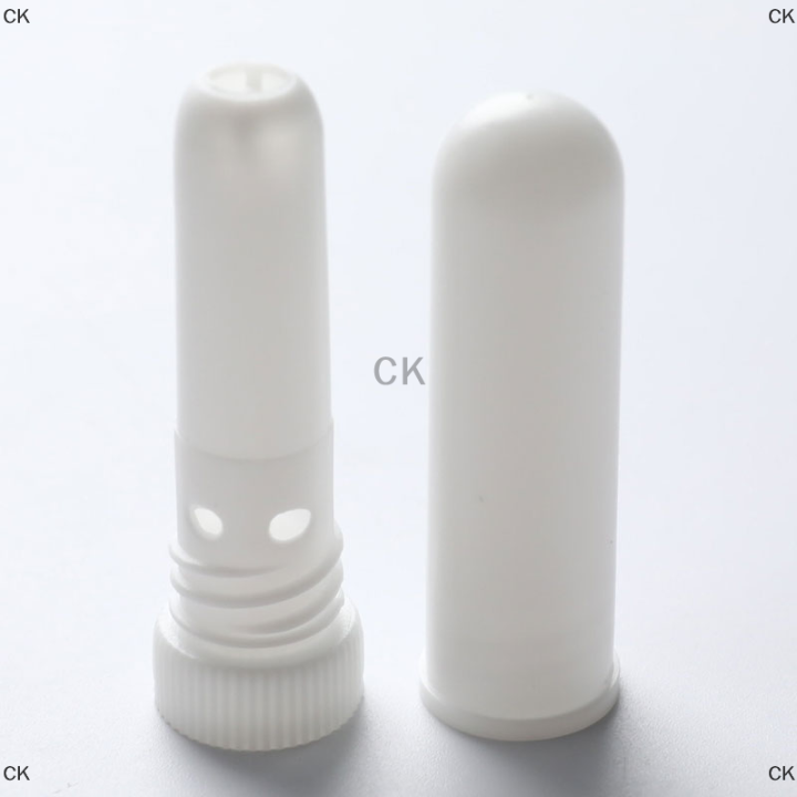 ck-10pcs-inhaler-stick-น้ำมันหอมระเหยน้ำมันหอมระเหยกลิ่นจมูกสีขาว