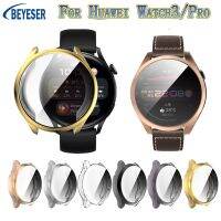 Electroplating TPU All-Inclusive Protective Shell For Huawei Watch3 46MM Shockproof Screen Protective Case For Watch 3 Pro 48MM