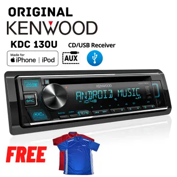 Kenwood KDC-BT640U, Radio CD Bluetooth, USB, iPhone y Android