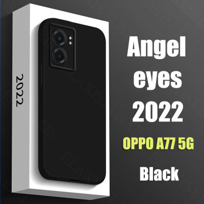 ปลอกนุ่มสำหรับ OPPO A77 5กรัมใหม่เดิมโทรศัพท์กรณีนางฟ้าตาออกแบบเลนส์กันกระแทกคุ้มครองเต็มรูปแบบปกหลัง