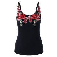 ❁❇ Embroider Fashion 5xl Female Shirt Blouse Camisole Top Feminino YJ