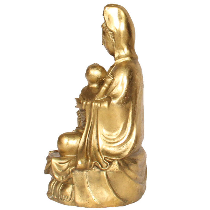 100-high-quality-pure-แม่กวนอิมทองแดงนั่งและโฮลดิ้งเด็ก-guanyin-เครื่องประดับเครื่องประดับทองสัมฤทธิ์พระพุทธรูปทิเบต