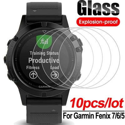 For Garmin Fenix 7S 6 6S 6X Solar 5 5S Tempered Glass Screen Protector HD Anti-Scratch Film for Garmin Fenix 7 6 5 Smart Watch Replacement Parts