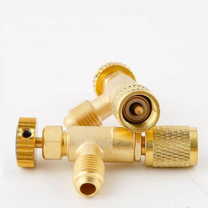 r410a-r22-refrigeration-tool-air-conditioning-liquid-safety-hose-valve-1-4-quot-5-16-quot-thread-air-conditioning-repair-and-fluoride