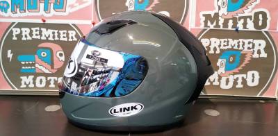 หมวกกันน็อค Link Helmet รุ่น Lykan สีเทาเงา