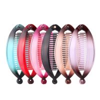 【cw】 2022 Fashion BananaHair Claws RhinestoneClip Hairpins Hair AccessoriesWomen Hair Clip Clamp Diy Accessories !