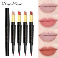 Double End Lazy Makeup Lipstick Lipgloss Lipstick Pen Moisturizer Lip Plumper Cosmetics Reduce Lip Liner Lips Tint Lip Glaze
