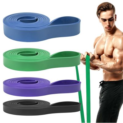 Pull Up Resistance Bands Latex Rubber Elastic Band Long Stretch Heavy Duty Workout Fitness Exercise Loop Band Expander Pilates