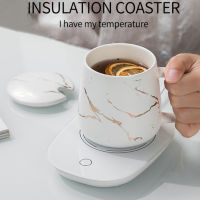 USB EU Plug Cup Warmer Insulation CUP Thermostat Coaster for Home Office Daily Beverage Coffee Cup Heating Mat Heat Pad 2022 New