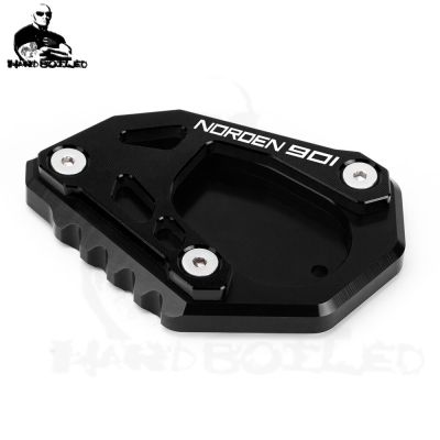 Norden901 LOGO Motorcycle Accessories Extension For Side Stand Foot Black 901 Norden 901 2021 2022 2023