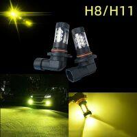 LEVEL72EL0ธนู2ชิ้น/เซ็ต2ชิ้น H8/H11สัญญาณไฟเลี้ยว COB LED DRL หลอดไฟขับรถรถไฟหน้าไฟตัดหมอก