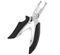 คีมประมง Stainless Steel Fishing Pliers Scissors Line Cutter Hook Tackle ตัดสายเอ็นตกปลา PE + ปลดSplit Ring อุปกรณ์ตกปลากีฬากลางแจ้งอื่นๆ