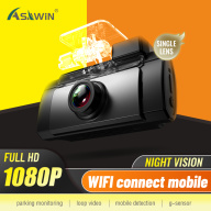 Asawin Máy Ghi Hình Lái Xe Ô Tô WiFi K200 Camera Hành Trình 1080P FHD Với thumbnail