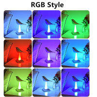 RGB 24สี Magpie Aroma โคมไฟ LED Creative Bird Night Light Touch Control ห้องนอนข้างเตียงโคมไฟตั้งโต๊ะชาร์จ2 #