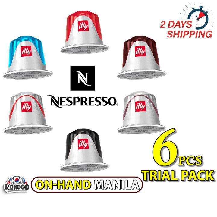 NESPRESSO iLLY Coffee Capsule 6 Flavors Trial Pack Lazada PH