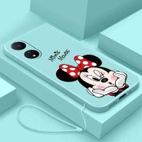 Honor X5 Plus X5plus X8a X6A 5G Honor 90 Lite Lovey Minnie เคสซิลิคอนเหลวยางปลอกกันกระแทก